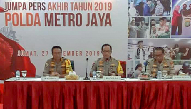 Polda Metro Jaya Pecat 40 Anggota Tahun 2019