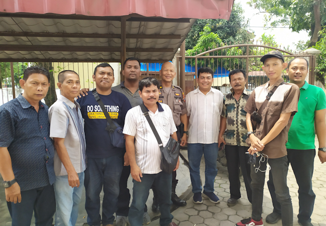 Kasubag Humas Polrestabes Medan Silaturahmi dengan Team Bravo