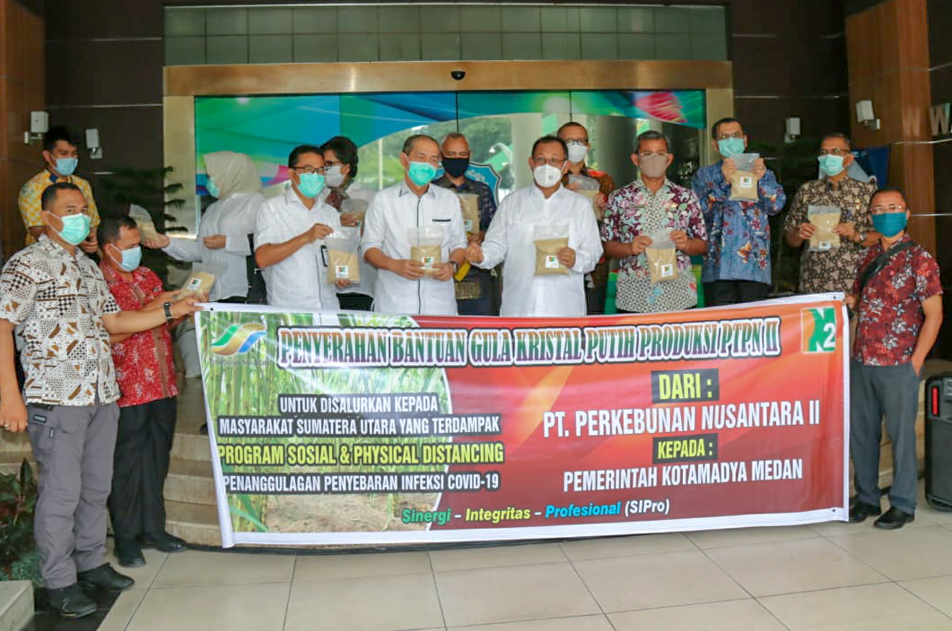 Terima Bantuan Gula PTPN, Pemko Medan Akan Salurkan Ke 42 Panti Asuhan