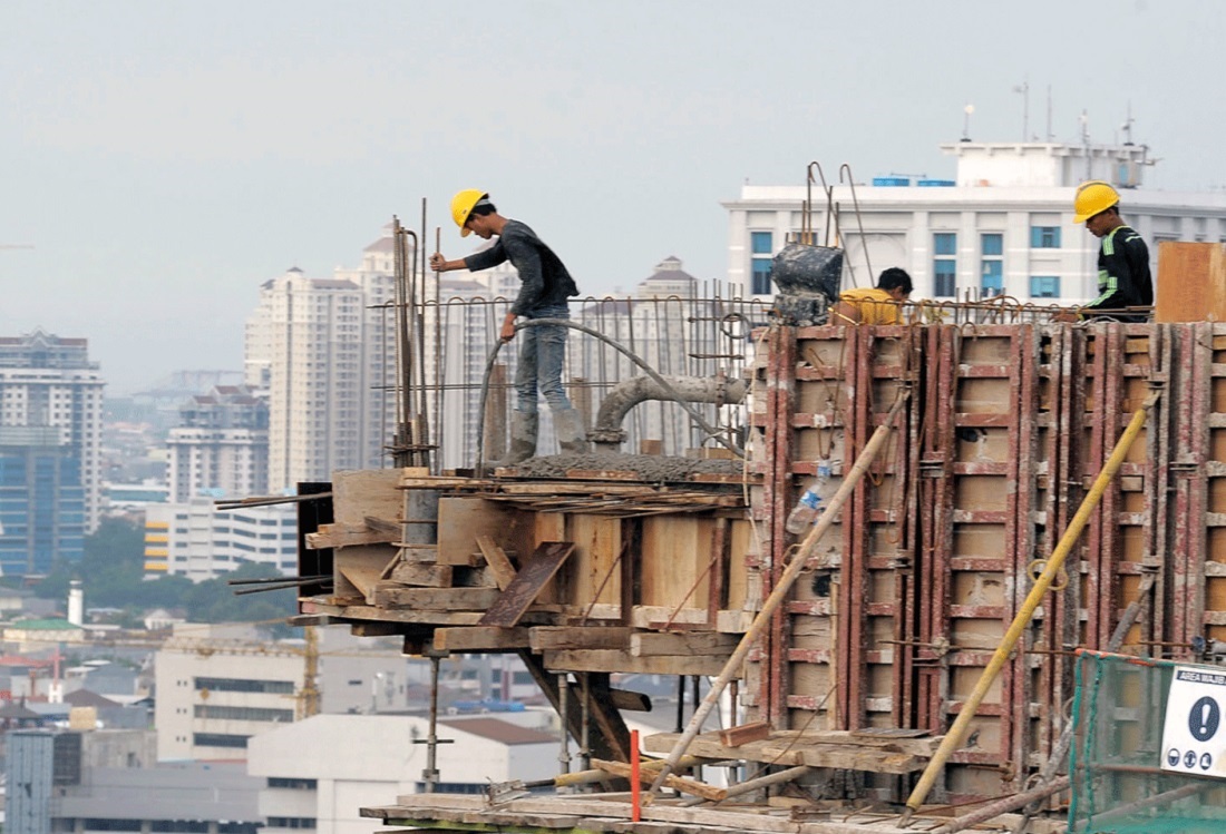 Upah Riil Buruh Bangunan Menurun Pada Juni 2020