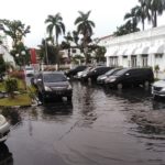 Areal Parkir dan Basement Kantor Gubsu Kembali Banjir Setinggi Mata Kaki