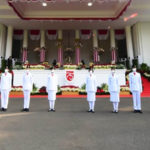 Tim Sabang Kibarkan Sang Merah Putih di Istana Merdeka