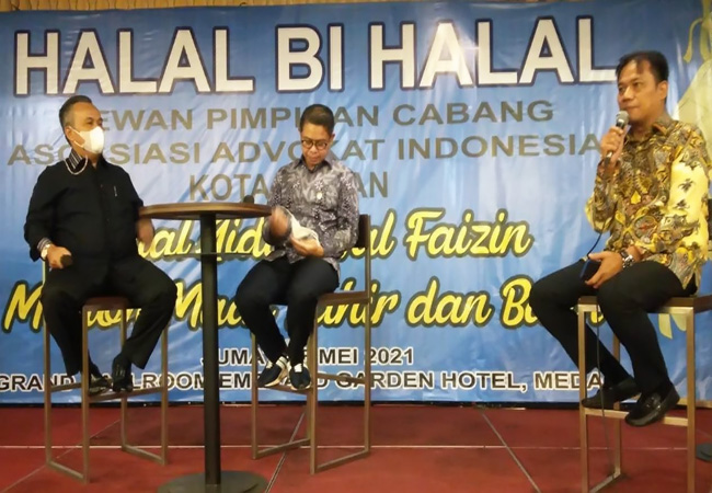 DPC AAI Medan Gelar Halal Bi Halal, H Syarwani: Anggota Jaga Kekompakan