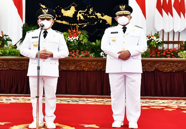 Presiden Jokowi Lantik Gubernur dan Wakil Gubernur Kalteng