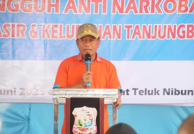 Plt Wali Kota Tanjungbalai Canangkan Kampung Tangguh Anti Narkoba di Kelurahan