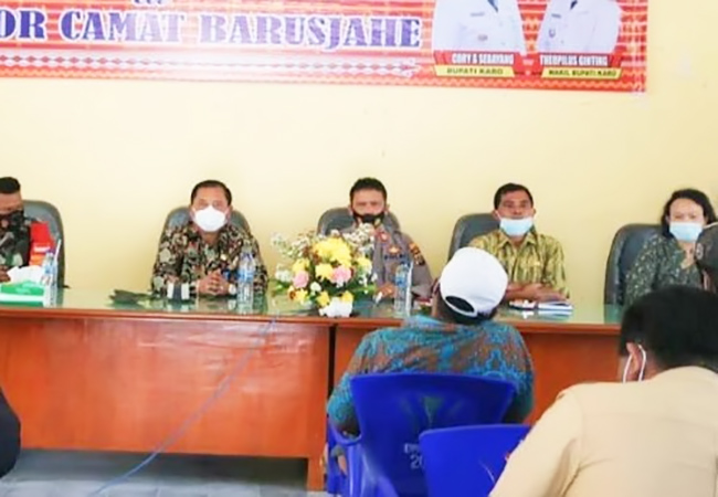 Sekda Karo Hadiri Rapat Koordinasi Pimpinan Kecamatan Barusjahe