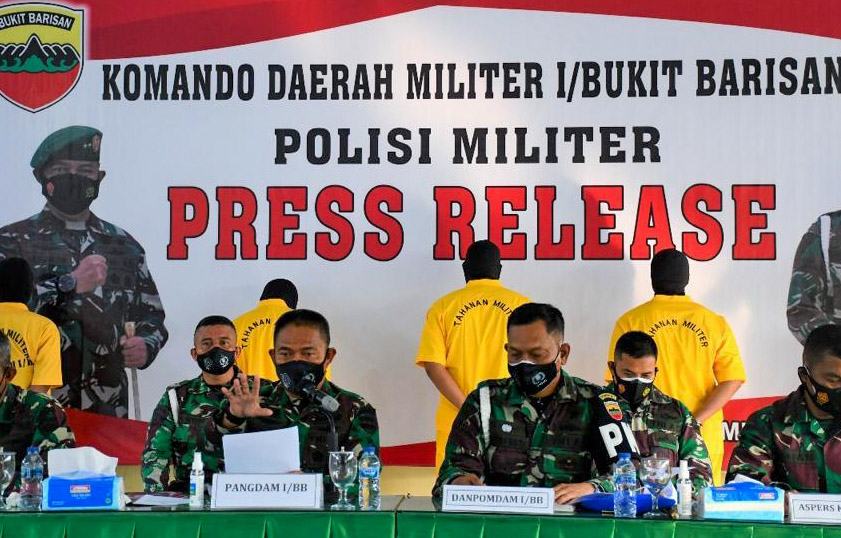 Terlibat Penembakan Wartawan di Simalungun, 4 Oknum TNI-AD Diamankan