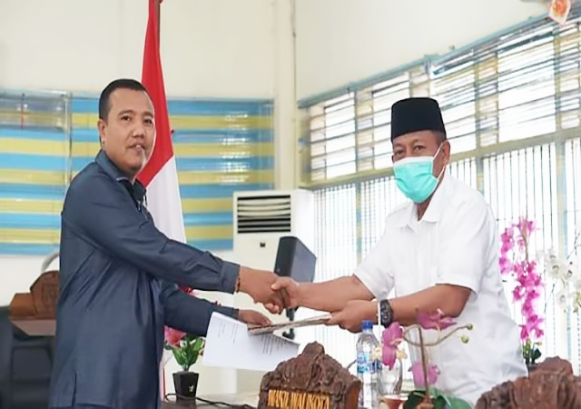 Plt Wali Kota Tanjungbalai Hadiri Rapat Paripurna RPJMD 2021-2026