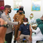 Plt Wali Kota Tanjungbalai Tinjau Serbuan Vaksinasi Masyarakat Maritim di Lanal TBA