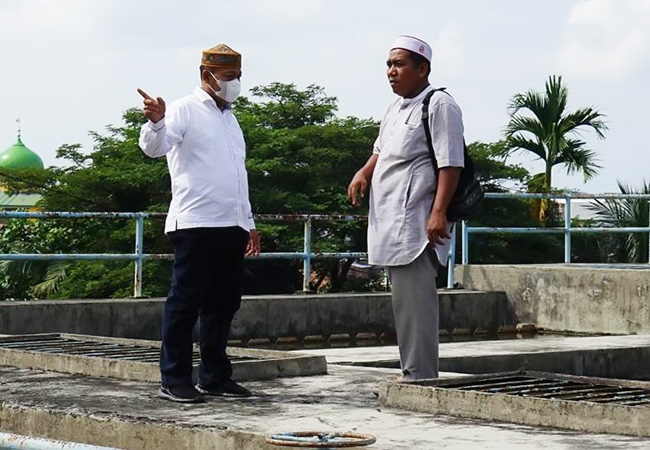 Plt Wali Kota Tanjungbalai Tinjau Sistem Pengolahan WTP Air PDAM Tirta Kualo