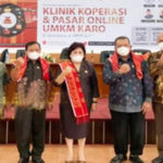 Bupati Karo Launching Klinik Koperasi dan Pasar Online UMKM