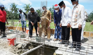 Bupati Asahan Letakkan Batu Pertama Pondok Pesantren Kisaran
