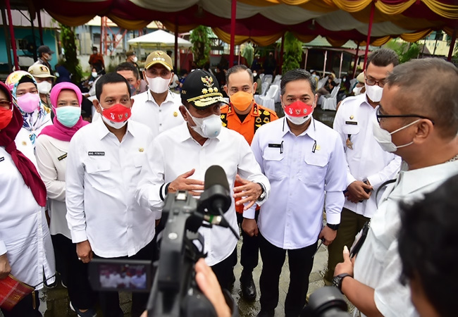 Berstatus Zona Merah, Vaksinasi Massal Digelar Medan Johor