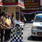 Plt Wali Kota Tanjungbalai Lepas Tim Penyemprotan Disinfektan