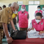 Bupati Asahan Tinjau Pelaksanaan Vaksinasi di PTPN IV Kebun Pulo Raja