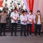 Danlantamal Vlll Dampingi Panglima TNI Kunker ke Kota Manado