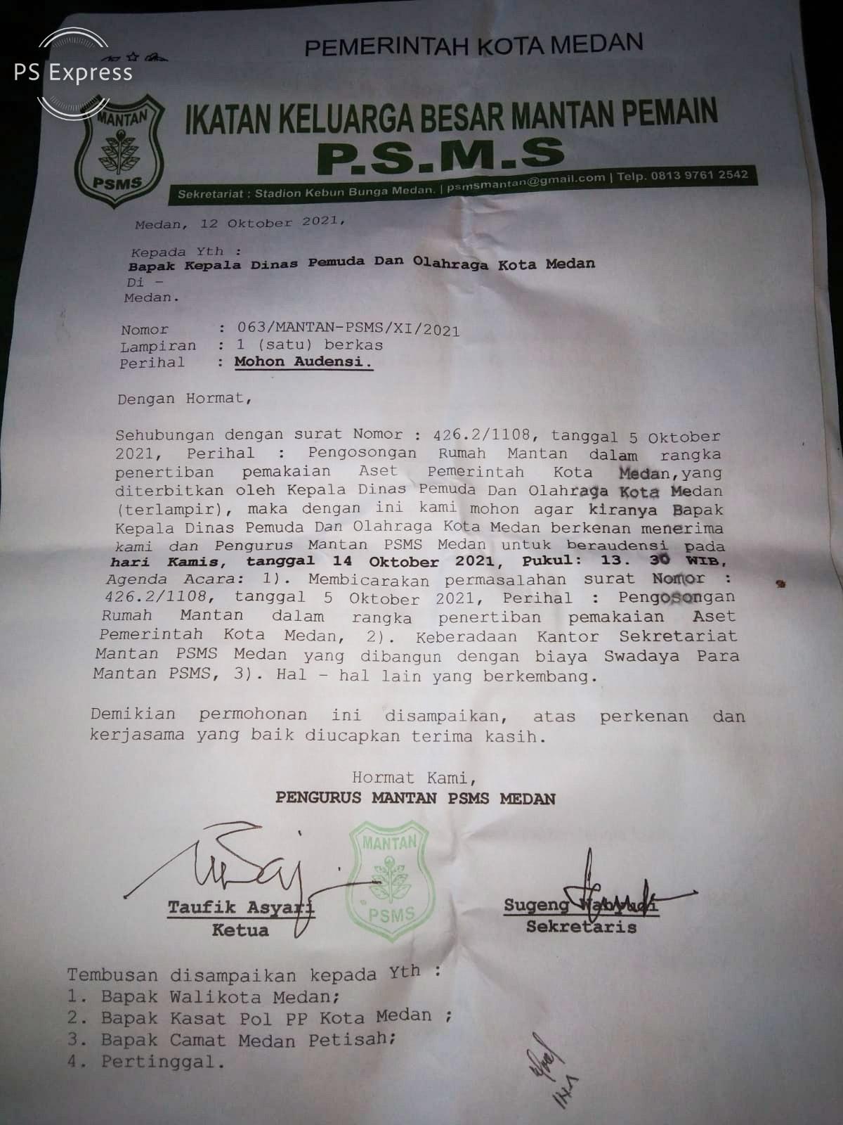 Sekretaris Mantan PSMS Medan Kecam Tindakan Anarkis Diduga Dilakukan Suruhan Kadispora