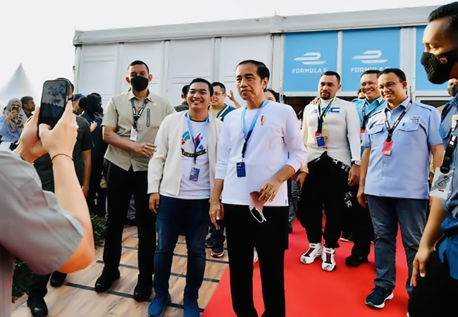 Berikut Tanggapan Presiden Jokowi, Usai Nonton Formula E di Ancol
