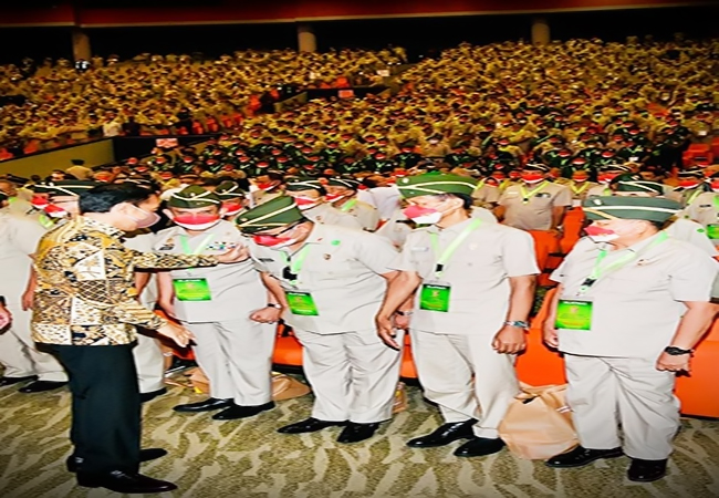 Presiden Hadiri Silatnas Persatuan Purnawirawan TNI AD