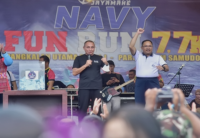 HUT ke-77 TNI AL, Gubsu: Terus Berjaya Menjaga Kedaulatan Negara
