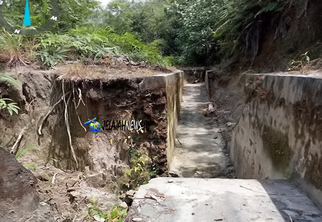 Dikeluhkan Warga, JPKP Minta PSDA Simalungun Perbaiki Irigasi Ambruk di Nagori Dolok Parriasan