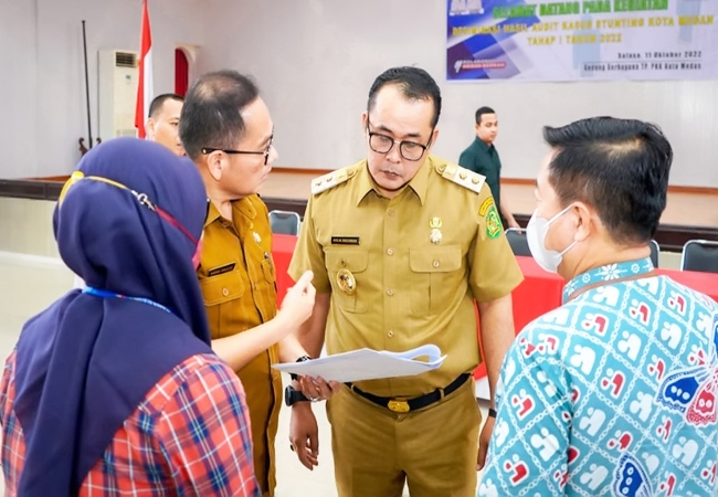 Aulia Rachman Minta Pemko Fokus Penanganan Angka Stunting di Medan Utara