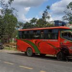 Dua Mobil Terlibat Kecelakaan di Pargarutan, Sama-Sama Ringsek di Bagian Depan