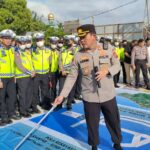 Kapolres Simalungun Pimpin Tactical Floor Game Jelang Operasi Lilin Toba 2022