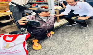 Berikut Keseruan Saat Presiden Jokowi Ajak Pemred Blusukan Pasar di Medan