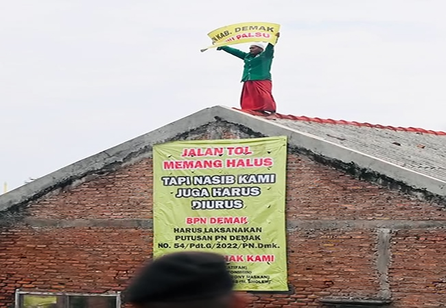Peresmian Tol Semarang-Demak Diwarnai Aksi Demo, Berikut Tuntutannya