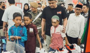 Menarik, Begini Kesan Anak Yatim Saat Diajak Wali Kota Medan Beli Baju Lebaran