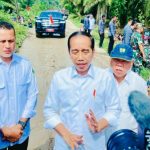 Tinjau Kondisi Jalan di Labura Sumut, Presiden Jokowi Sebut 260Km Jalan Rusak
