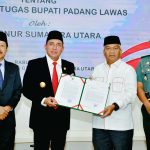 Ahmad Zarnawi Pasaribu Kembali Jabat Plt Bupati Palas