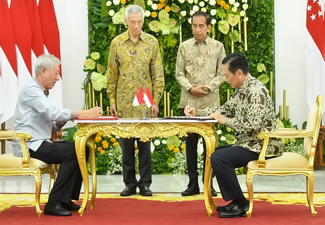 Presiden Jokowi dan PM Lee Bahas Investasi di IKN