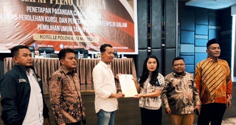 50 Caleg Menuju DPRD 2024 Disahkan KPU Medan, Berikut Nama-Namanya